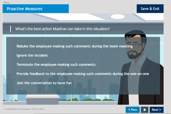 POSH for Managers 2 Proactive Measures