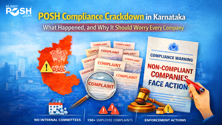 Karnataka POSH crackdown and legal Internal Committee requirements under POSH Act