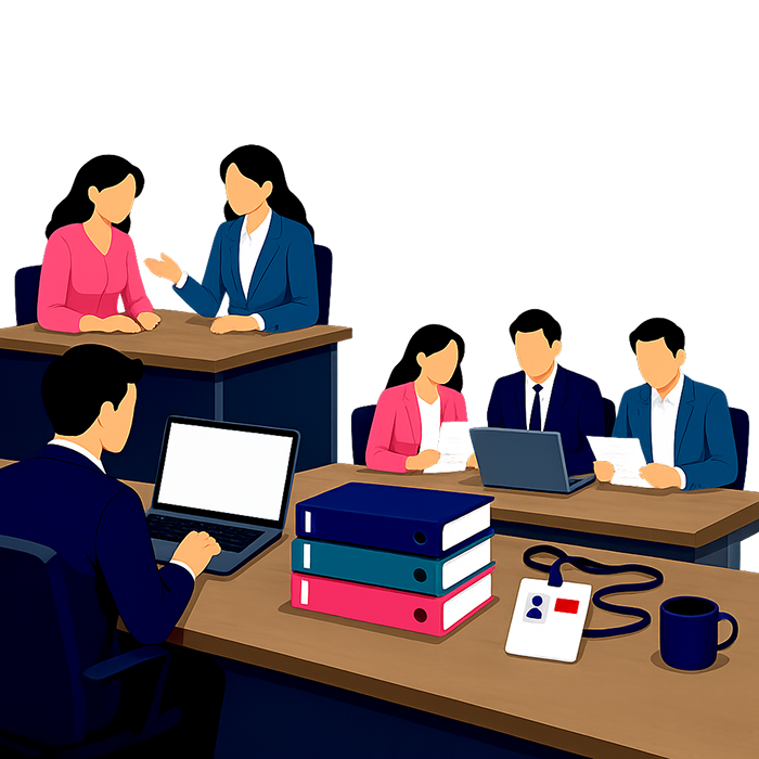 Workplace harassment compliance risks and employee reporting concerns in corporate office environment